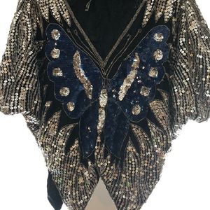 Vintage sequin top